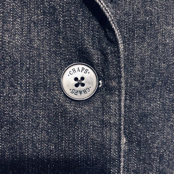 Chaps Blue Riding  Jacket - Picture 3 of 6